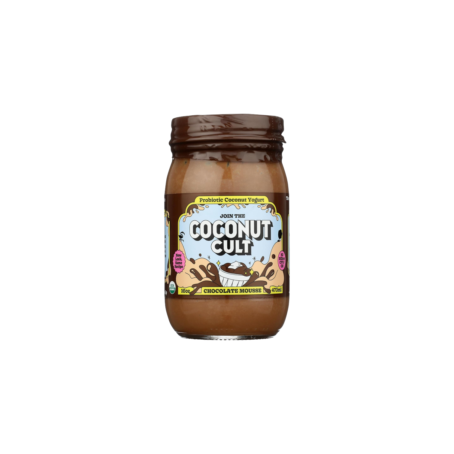Organic Chocolate Mousse Coconut Yogurt, 16 FZ by Coconut Cult